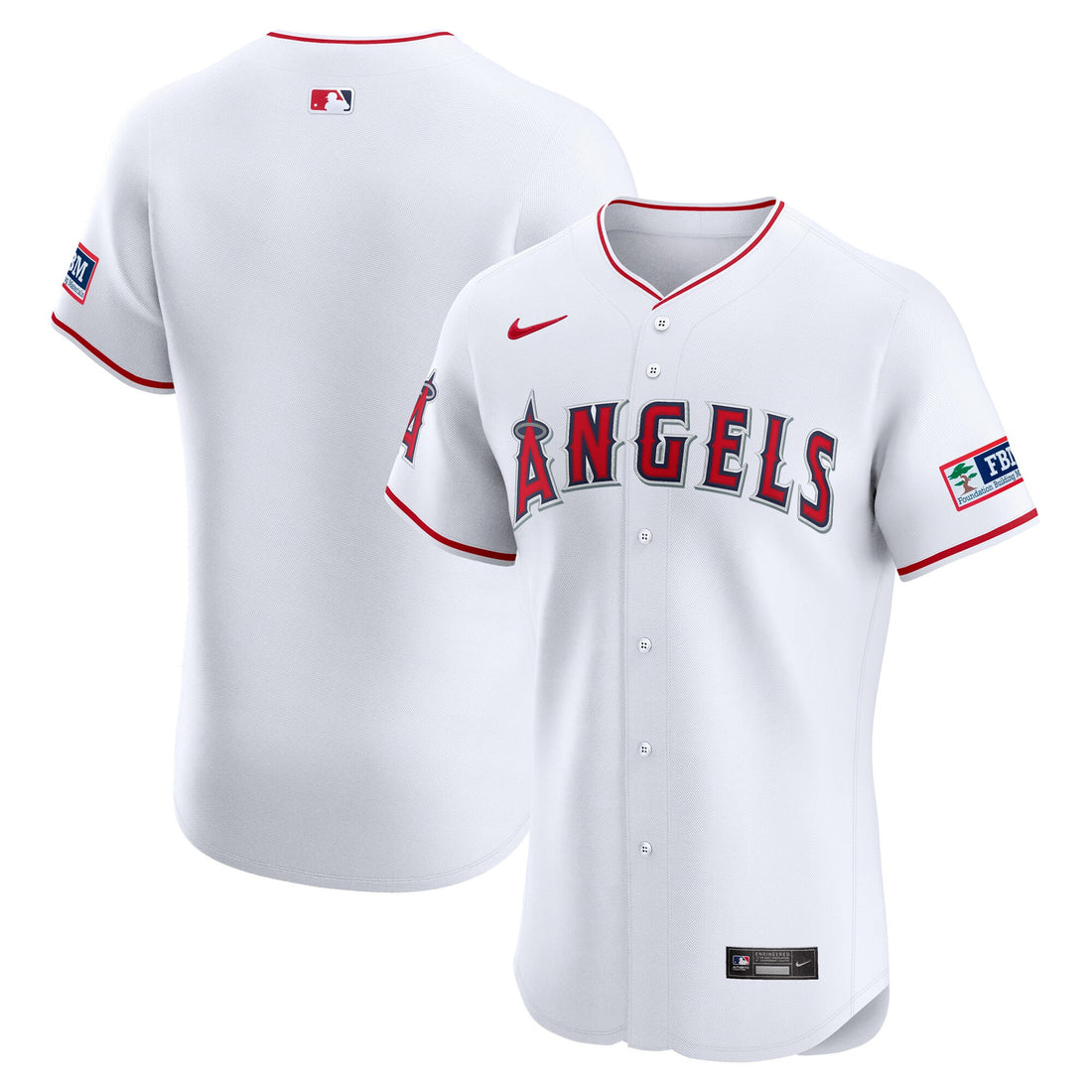 Los Angeles Angels white Elite jersey