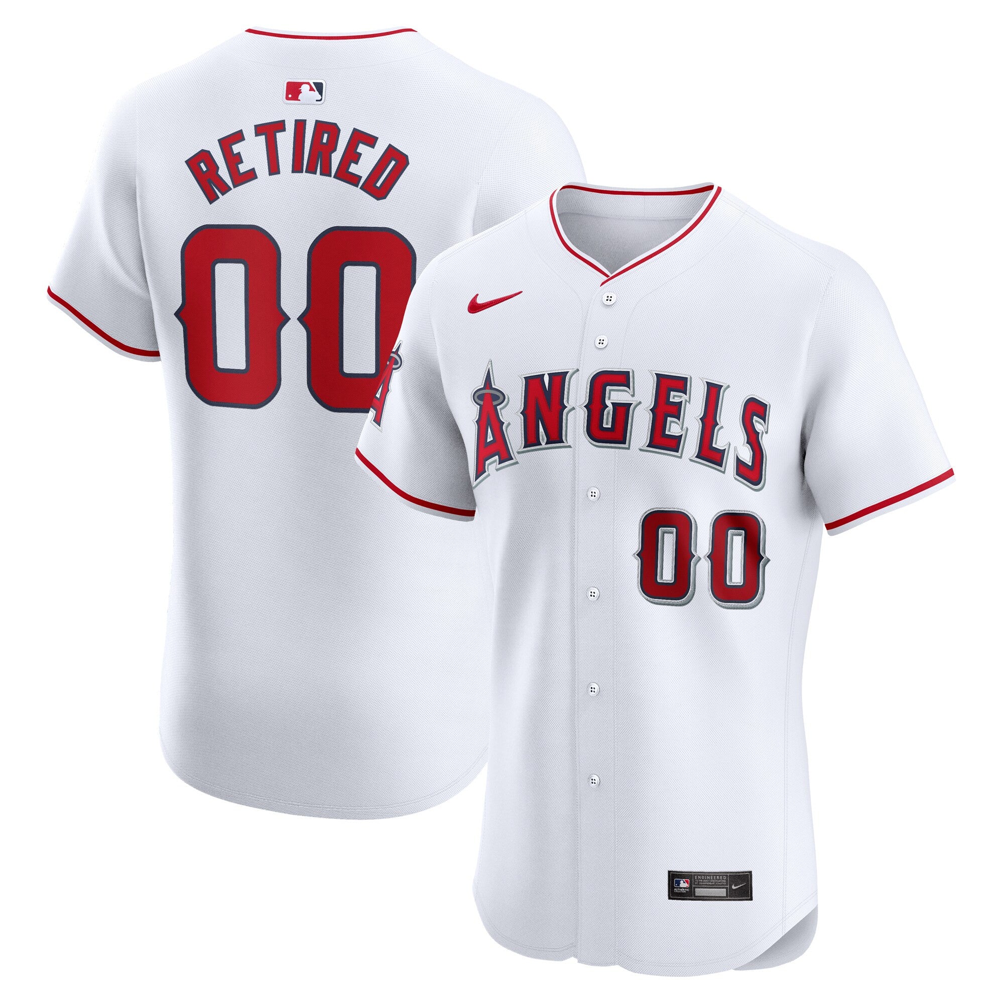 Los Angeles Angels white Elite jersey
