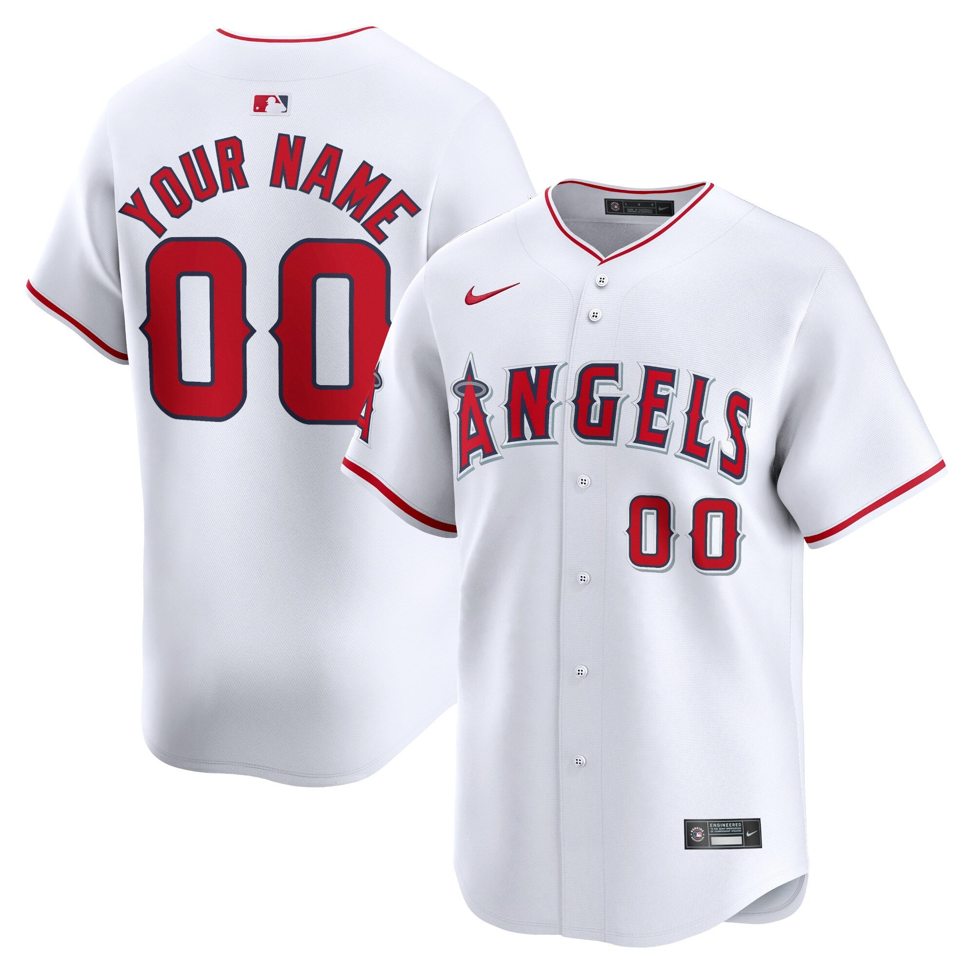 Los Angeles Angels white Limited jersey