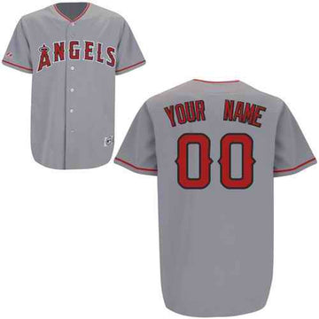 Of Anaheim Los Angeles Angels grey jersey