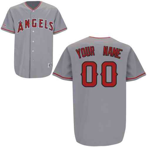 Of Anaheim Los Angeles Angels grey jersey