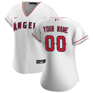 Los Angeles Angels white Home jersey