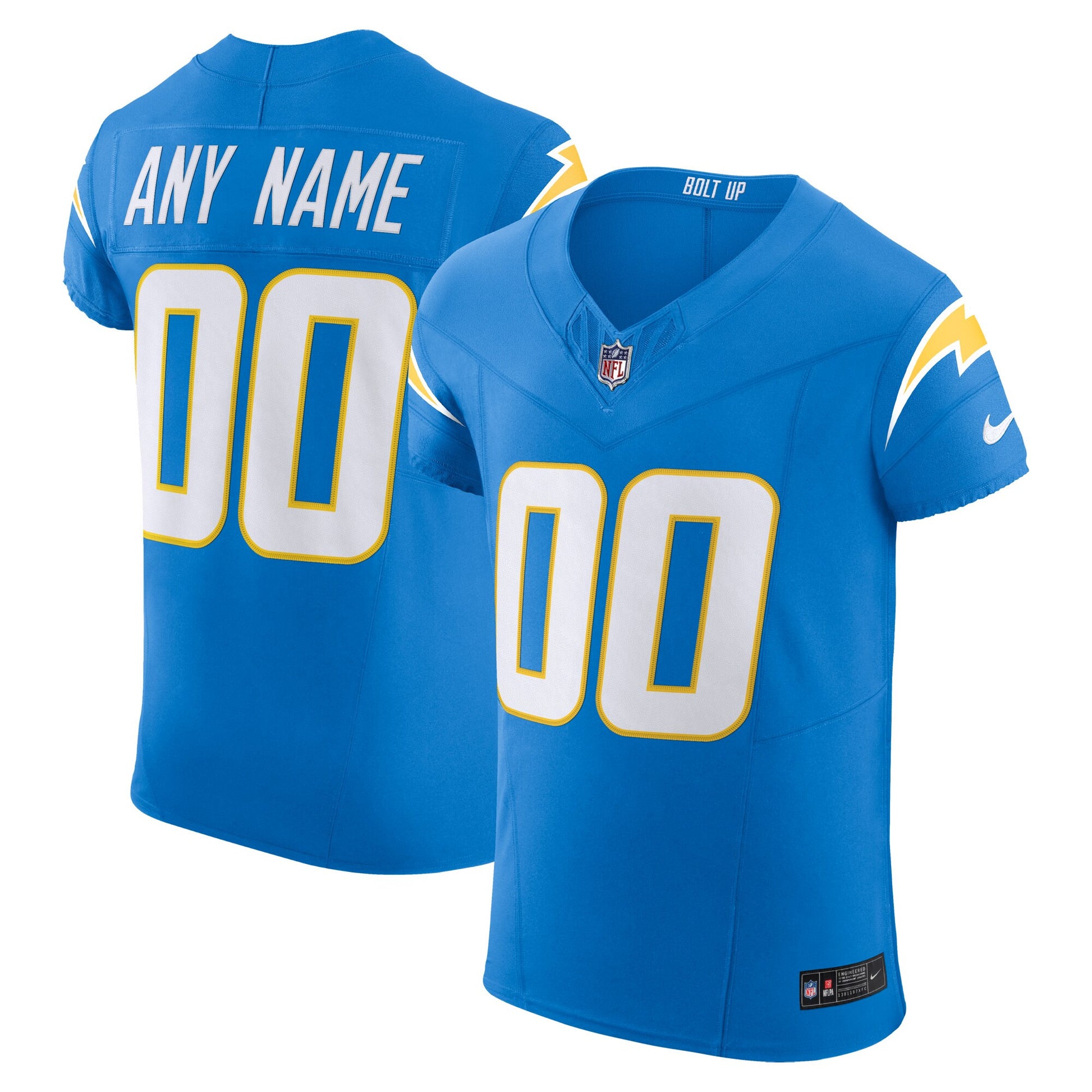 Los Angeles Chargers blue Vapor jersey
