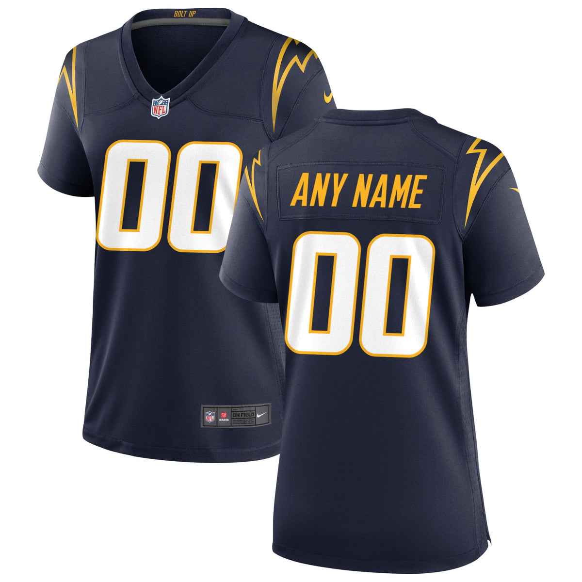 Los Angeles Chargers navy Alternate jersey