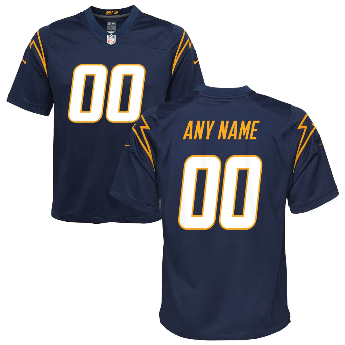 Los Angeles Chargers navy Alternate jersey