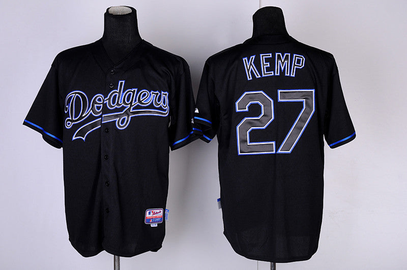 Kemp Los Angeles Dodgers black jersey