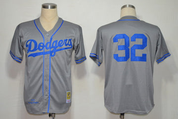 Koufax Los Angeles Dodgers grey jersey