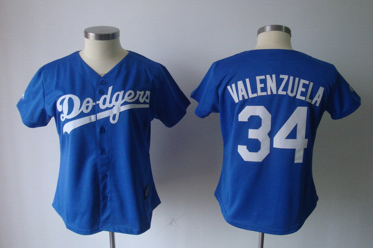 Valenzuela Los Angeles Dodgers blue jersey