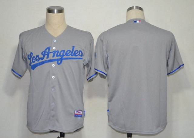 Custom Los Angeles Dodgers grey jersey