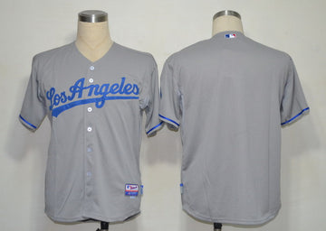 Custom Los Angeles Dodgers grey jersey