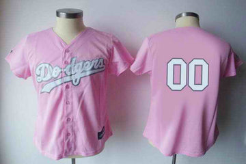 Custom Los Angeles Dodgers pink jersey