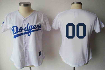 Custom Los Angeles Dodgers white jersey