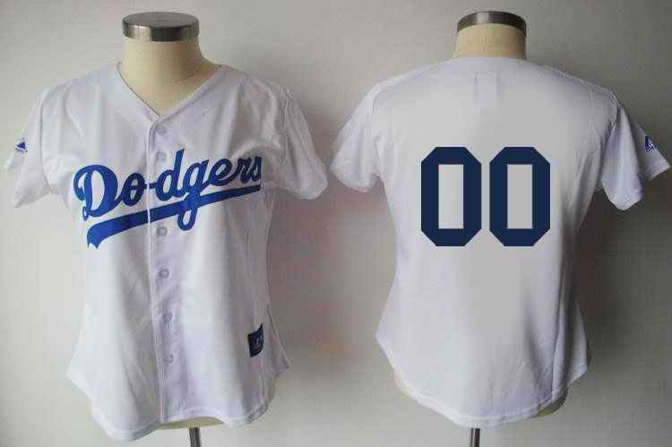Custom Los Angeles Dodgers white jersey