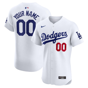 Los Angeles Dodgers white Elite jersey