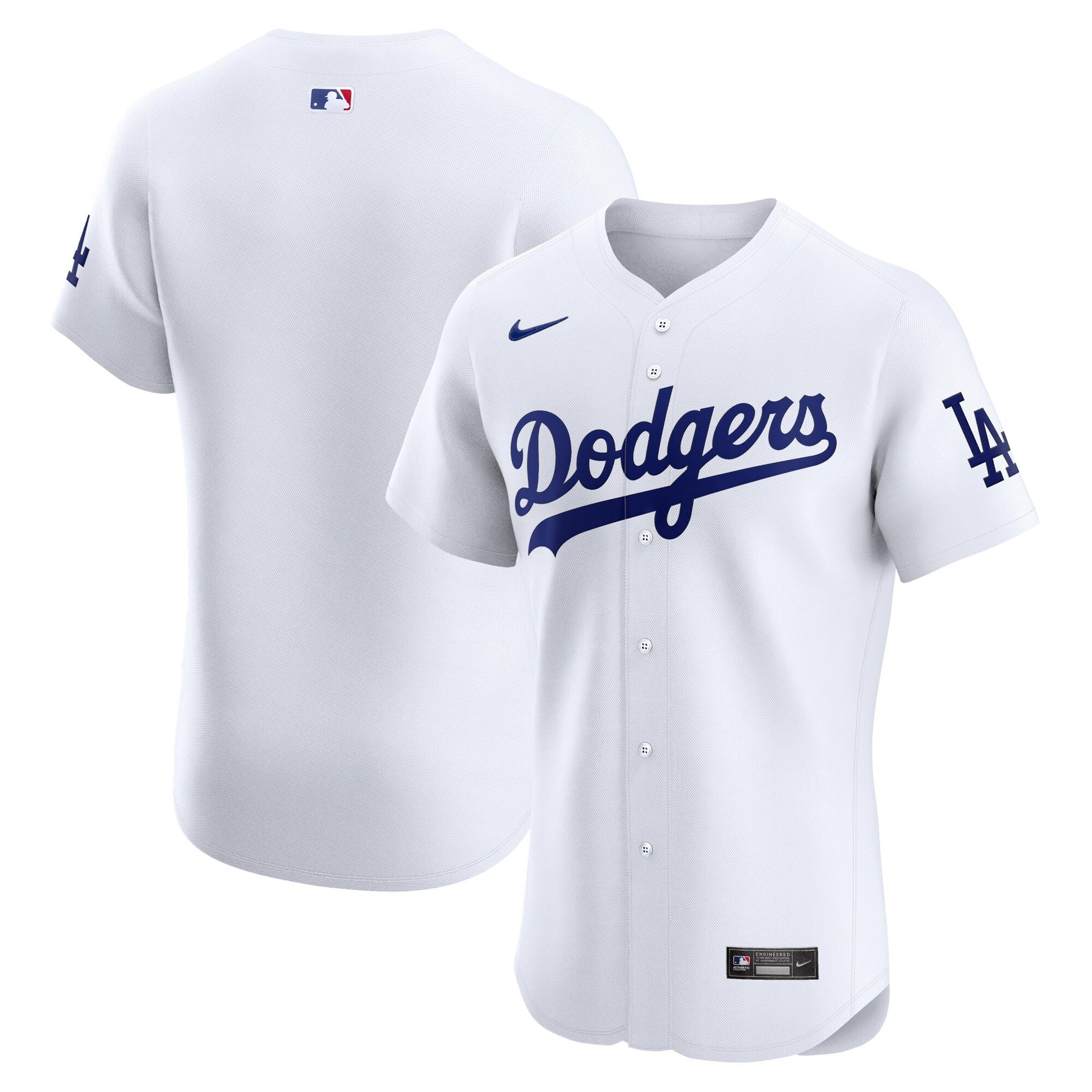 Los Angeles Dodgers white Elite jersey