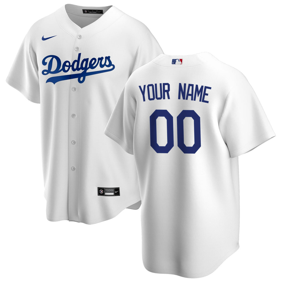 Los Angeles Dodgers white Home jersey