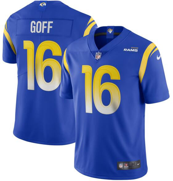 Jared Goff Los Angeles Rams royal Vapor jersey