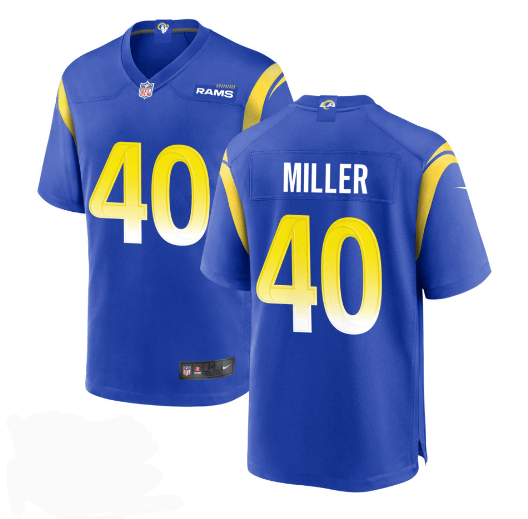 Von Miller Los Angeles Rams royal Untouchable jersey