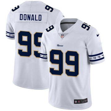 Aaron Donald Los Angeles Rams white Vapor jersey