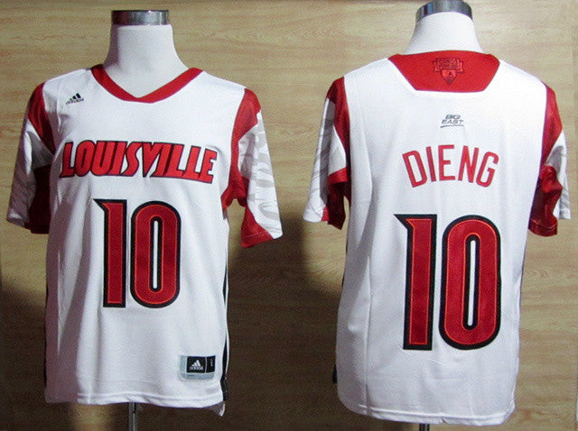 Dieng Louisville Cardinals white jersey