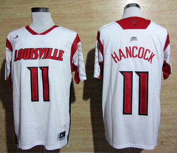 Hancock Louisville Cardinals white jersey