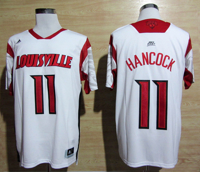 Hancock Louisville Cardinals white jersey