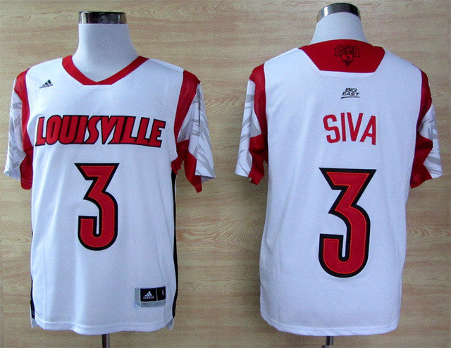Siva Louisville Cardinals white jersey