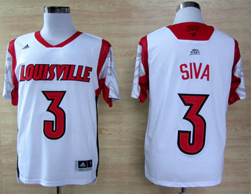 Siva Louisville Cardinals white jersey