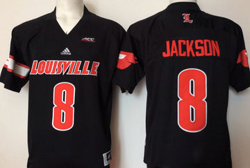 Lamar Jackson Louisville Cardinals black jersey