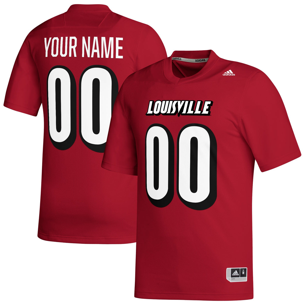 Custom Louisville Cardinals red jersey