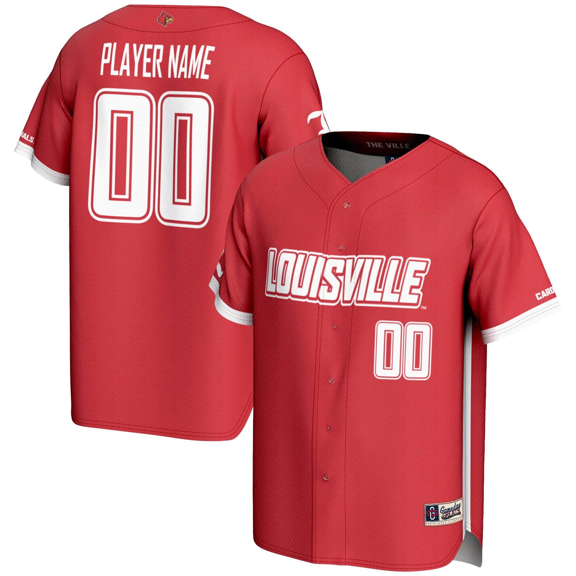 Louisville Cardinals red jersey