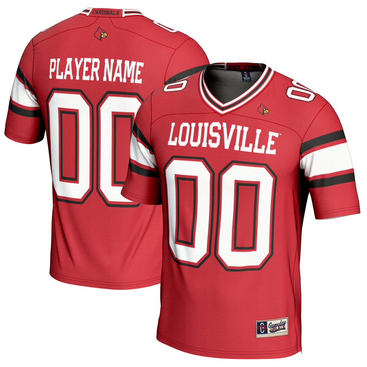 Louisville Cardinals red jersey