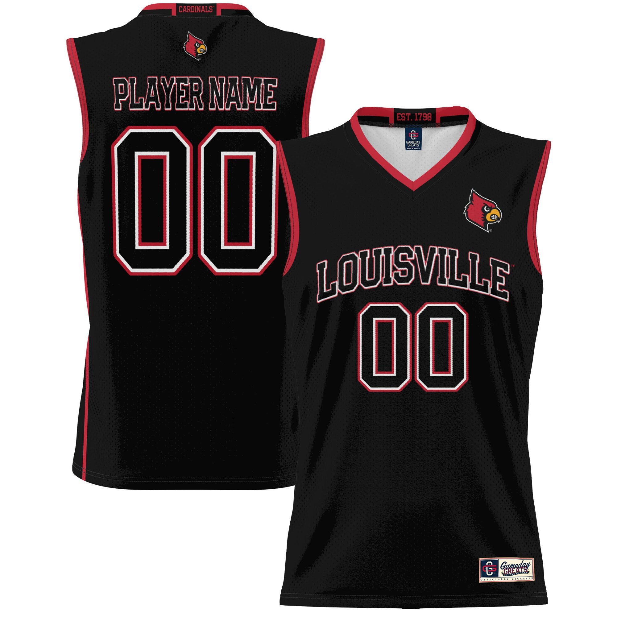 Louisville Cardinals black jersey