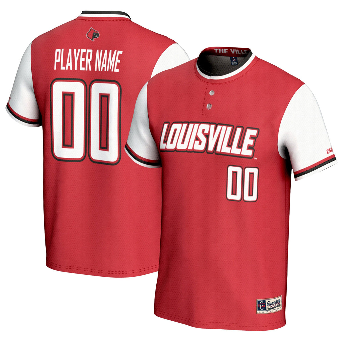 Softball Louisville Cardinals red jersey