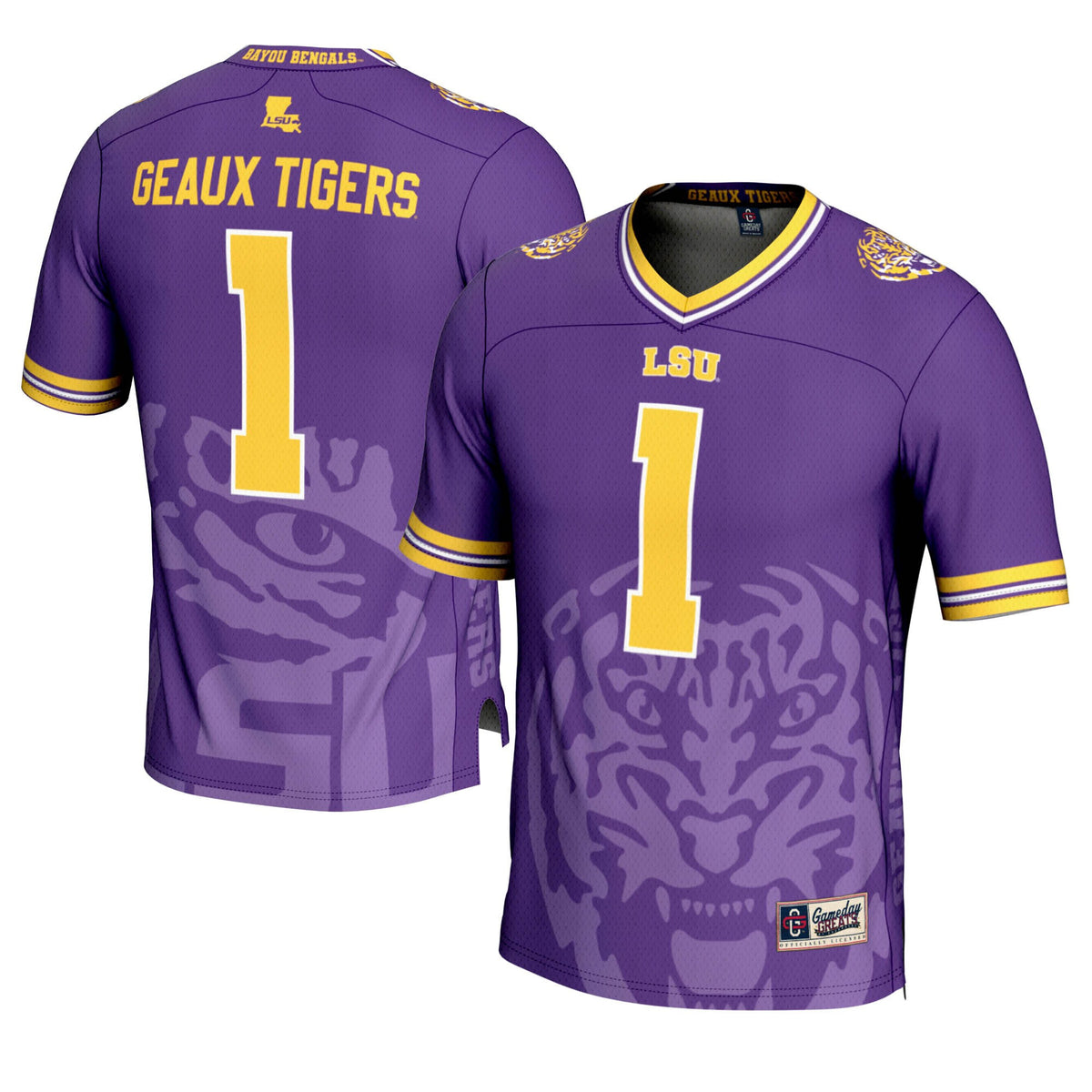 LSU Tigers purple Fashion jersey