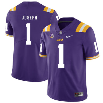 Kelvin Joseph LSU Tigers purple jersey