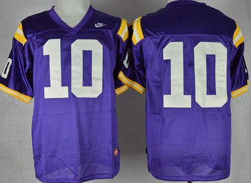 Addai LSU Tigers purple jersey