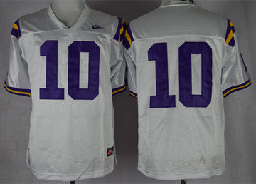 Addai LSU Tigers white jersey