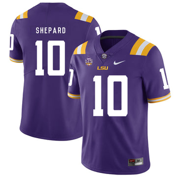Russell Shepard LSU Tigers purple jersey
