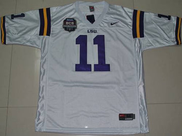 Spencer Ware LSU Tigers white jersey