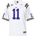 Ware LSU Tigers white jersey