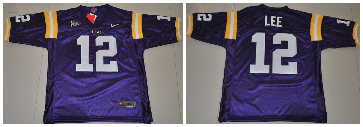Lee LSU Tigers purple jersey