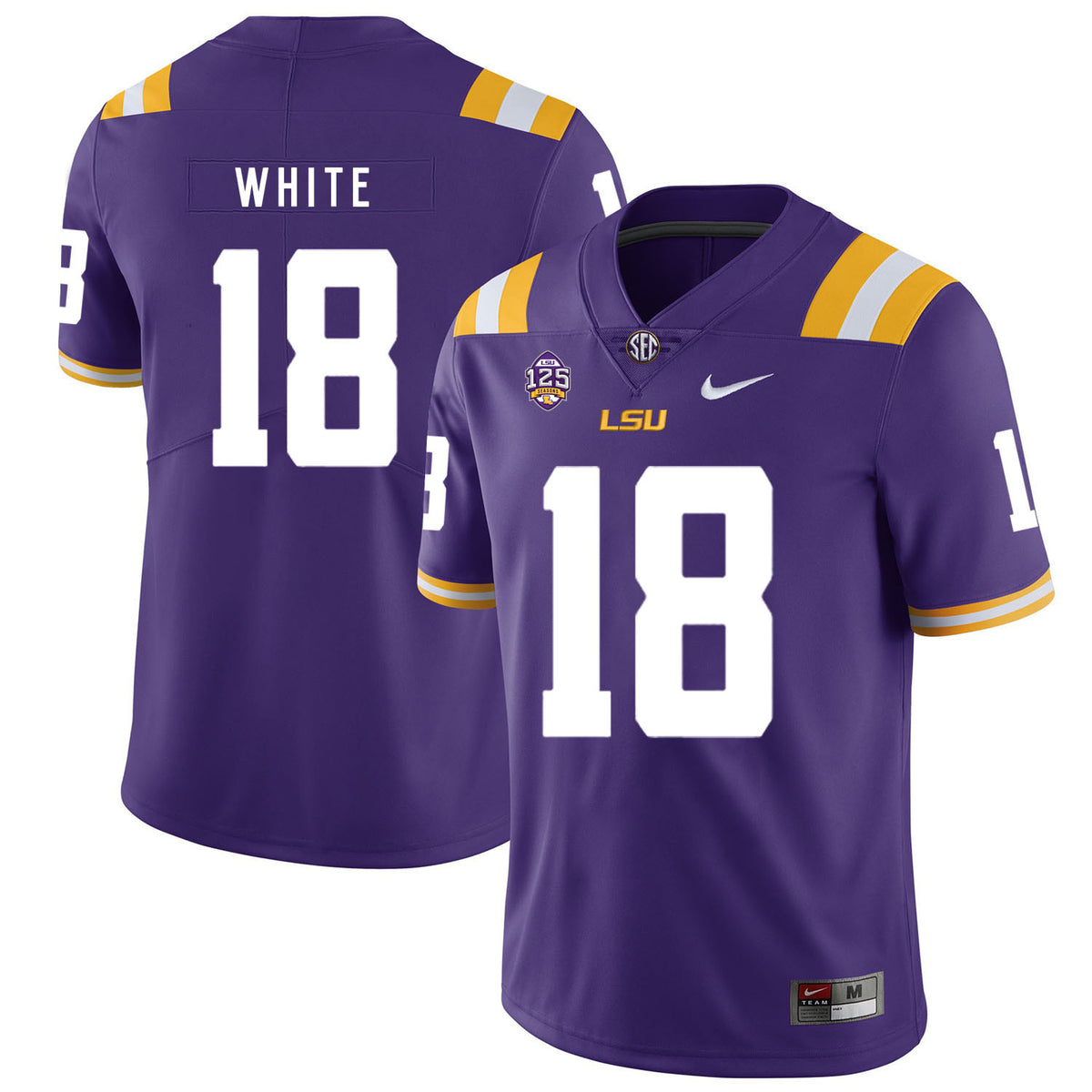 Tre'Davious White LSU Tigers purple jersey
