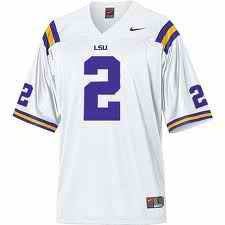Randle LSU Tigers white jersey