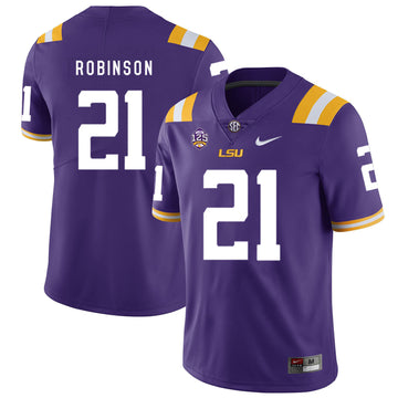 Rashard Robinson LSU Tigers purple jersey
