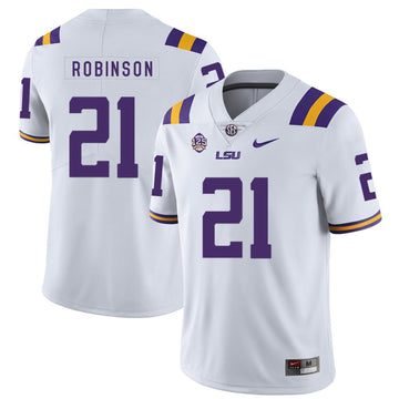 Rashard Robinson LSU Tigers white jersey