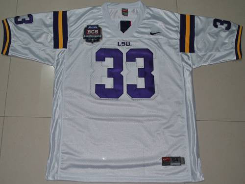 Odell Beckham LSU Tigers white jersey
