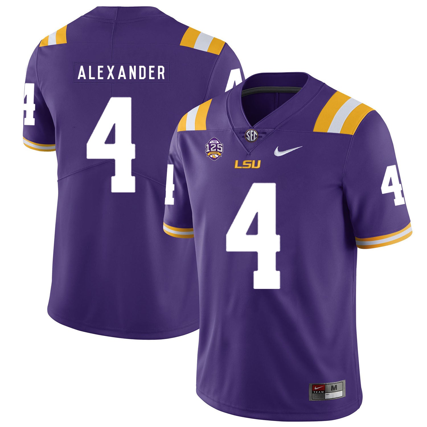 Kwon Alexander LSU Tigers purple jersey