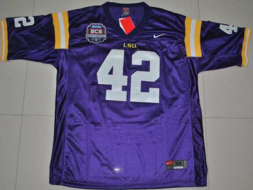 Michael Ford LSU Tigers purple jersey