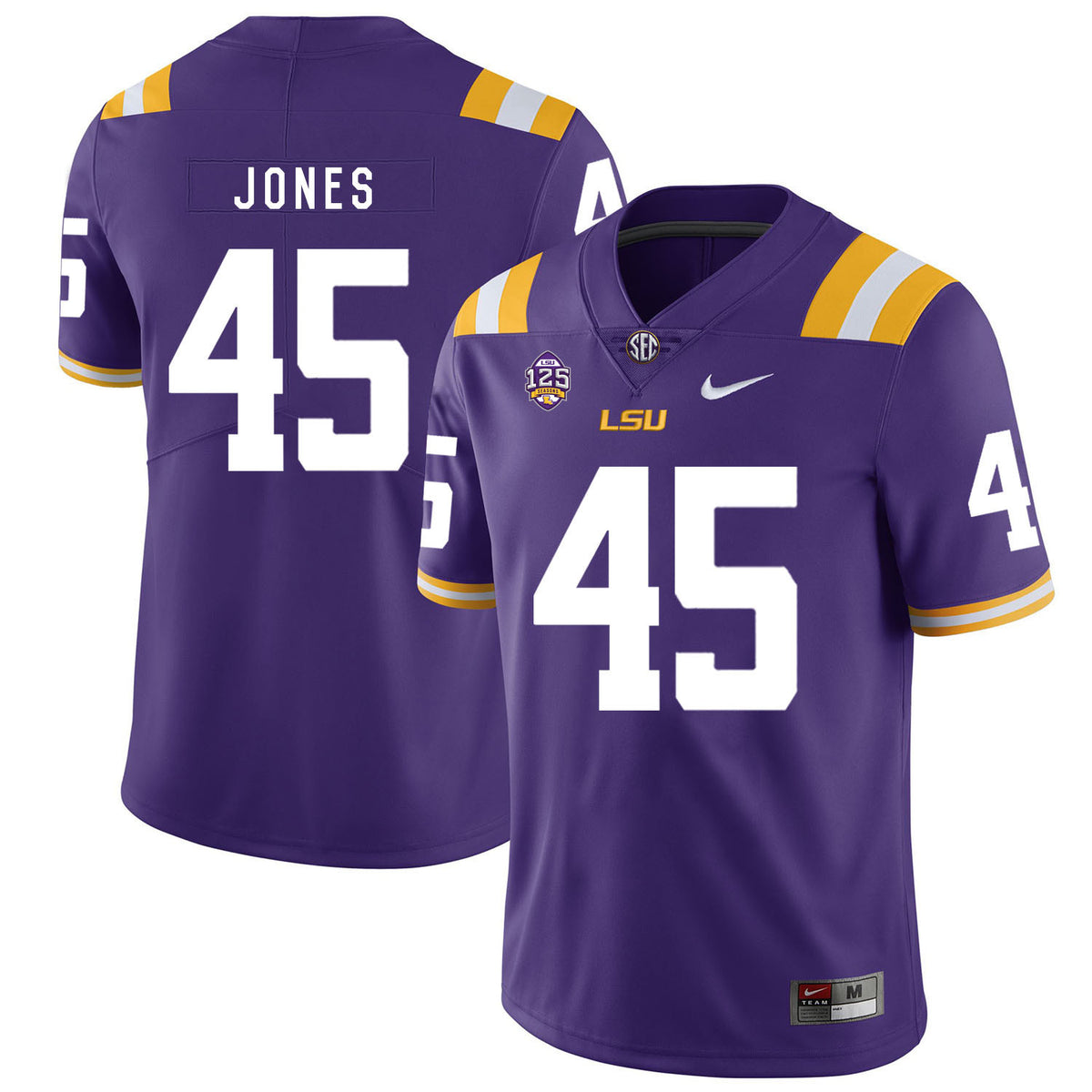 Deion Jones LSU Tigers purple jersey